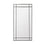 Miroir de sol Gilmore : cadre noir