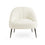 Fauteuil d'appoint Cora : Boucle blanche
