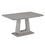 Table de salle à manger Corvus avec extension en gris chaud