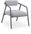 Fauteuil d'appoint en tissu boucle Carly