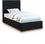 Lit simple en tissu bouclé Monaco