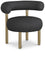 Fauteuil d'appoint en tissu boucle bordeaux