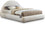 Lit king rembourré en tissu Rudy Teddy - Design moderne et confortable