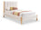 Lit simple en tissu Kona