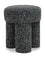 Pouf/tabouret en tissu Larson