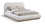Lit double en tissu chenille Vaughn