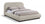 Lit double en tissu chenille Vaughn