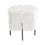 Pouf Kube : Fausse Fourrure Blanche