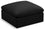 Pouf modulaire confort standard en velours moelleux