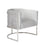 Chaise nid d'abeille : velours gris