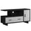 MEUBLE TV - 48"L / NOIR / ASPECT BOIS GRIS ( Meuble Mtl )