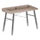BUREAU D'ORDINATEUR - 48"L / TAUPE FONCE / METAL NOIR ( Meuble Mtl )