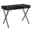 BUREAU D'ORDINATEUR - 42"L / MARBRE NOIR / METAL NOIR ( Meuble Mtl )