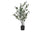 PLANTE ARTIFICIELLE - 35"H / EUCALYPTUS INTERIEUR POT 5"