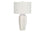 LIGHTING - 27"H TABLE LAMP CREAM CERAMIC / IVORY SHADE