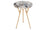 Table d'appoint en agate d'Alaska