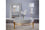Table basse avec incrustation de globe