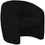 Chaise d'appoint Acadia en tissu bouclé