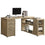 BUREAU D'ORDINATEUR - COIN GAUCHE OU DROIT NATUREL