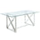 Lorenzo Rectangular Dining Table in Silver