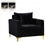 Chaise en velours Naomi