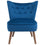 Chaise d'appoint Elle en bleu