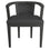 Chaise d'appoint Odin en charbon de bois