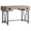 BUREAU D'ORDINATEUR - 48"L / BOIS DE RÉCUPÉRATION TAUPE / MÉTAL NOIR