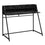 BUREAU D'ORDINATEUR - 48"L / ASPECT MARBRE NOIR / MÉTAL NOIR