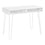 BUREAU D'ORDINATEUR - 40"L / BLANC / MÉTAL BLANC
