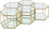 Table basse modulaire 5 pièces Sei