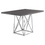 TABLE A MANGER - 36"X 48" / GRIS / METAL CHROME