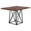 TABLE A MANGER - 36"X 48" / ASPECT BOIS BRUN/NOIR