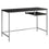BUREAU D'ORDINATEUR - 48"L / ESPRESSO / METAL ARGENT