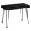 BUREAU D'ORDINATEUR - 40"L / NOIR / MÉTAL NOIR