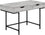 COMPUTER DESK - 48"L / GREY / BLACK METAL