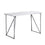 BUREAU D'ORDINATEUR - 48"L / BLANC / METAL ARGENT