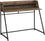 BUREAU D'ORDINATEUR - 48"L / BOIS DE RÉCUPÉRATION BRUN / MÉTAL NOIR