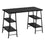 BUREAU D'ORDINATEUR - 48"L / NOIR / MÉTAL NOIR