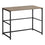 BUREAU D'ORDINATEUR - 40"L / TAUPE FONCE / METAL NOIR