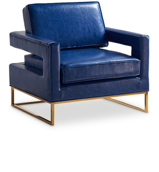 Fauteuil d'appoint en cuir végétalien Amelia
