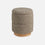 Pouf de rangement Edgar : Boucle taupe