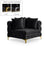 Chaise de coin modulaire en velours Tremblay