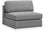 Chaise modulaire sans accoudoirs texturée en lin Beckham