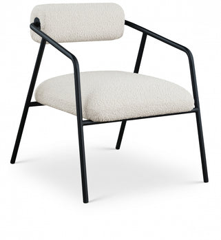 Fauteuil d'appoint en tissu boucle Carly