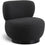 Fauteuil d'appoint en tissu boucle Calais