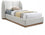 Lit simple en tissu Boucle Jardin