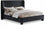 Lit queen en tissu chenille Penny