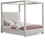 Lit queen en tissu boucle Eden