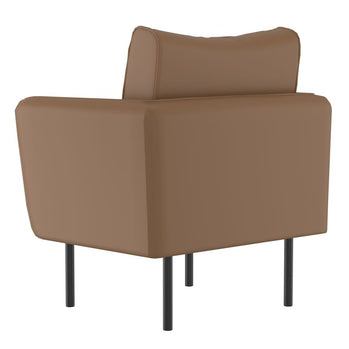 Chaise d'appoint Ryker en selle et noir ( Meuble Mtl )